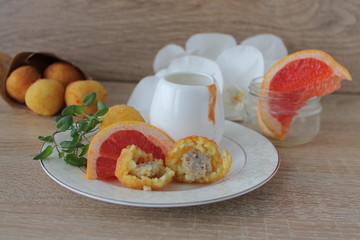 Arancini with meat filling