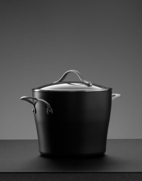 the pot on grey