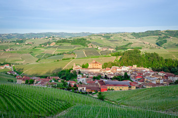 Barolo and Langhe panorama, Italy