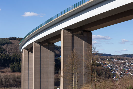 german highway bridge