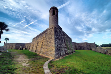 St Augustine Fort / Castillo de San Marcos in St. Augustine, Florida