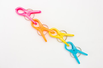 Four Clothes Pins - United