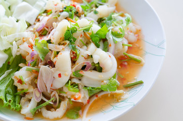 Chicken foot spicy salad, Thai food