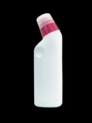 Blank white bottle  isolated