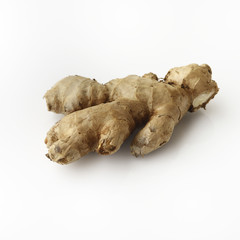 Ginger Root on White Background
