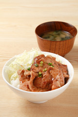 生姜焼き丼