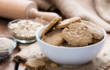 Portion of Oat Cookies