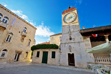 Fototapeta na wymiar UNESCO town of Trogir square