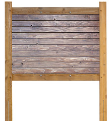 panneau d'affichage en bois naturel brut