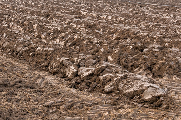 Acker in der Landwirtschaft