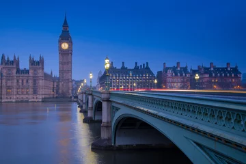 Zelfklevend Fotobehang London landmark Big Ben © marcin jucha