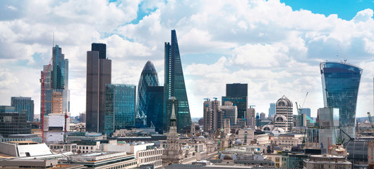 LONDON, UK - 16. August 2014: City of London