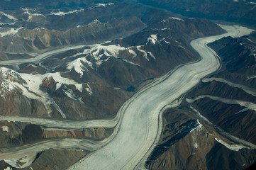 Glacier system in Wrangell&ndash;St. Elias NP