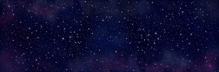 Obraz premium Gwiaździste niebo