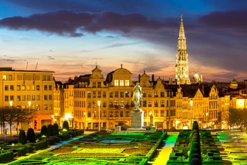 Selbstklebende Fototapete Brüssel Brüssel Stadtbild Belgien
