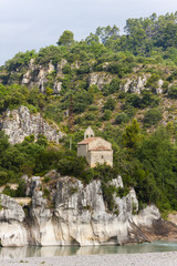 church near Pont Mirabeau, Provence, France