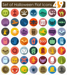 Set of Halloween icons