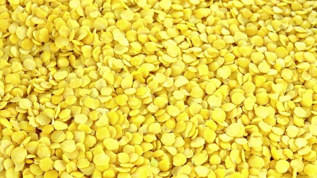 Yellow Lentils 4K UHD footage (seamless loopable)