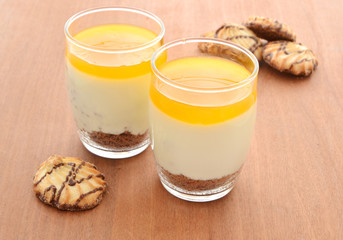 Dessert im glass