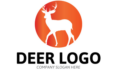 Deer Logo Template - obrazy, fototapety, plakaty