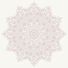 Damask Vector Orient Pattern