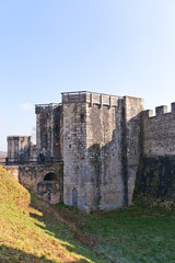Fototapeta na wymiar Jouy Gate (XII c.) in Provins France. UNESCO site