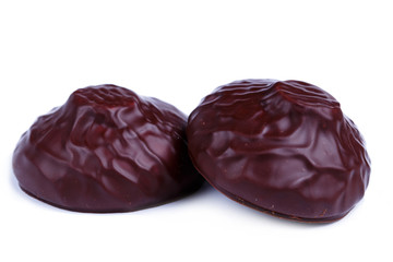 Covered zephyr on a white background.