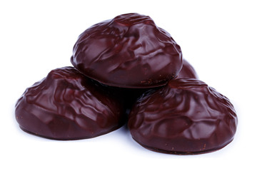 Covered zephyr on a white background.