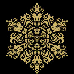 Orient Abstract Vector Pattern