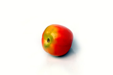 Tomato on white background image