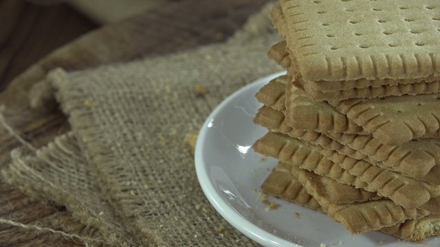 Rotating Butter Biscuits (not loopable 4K UHD footage)