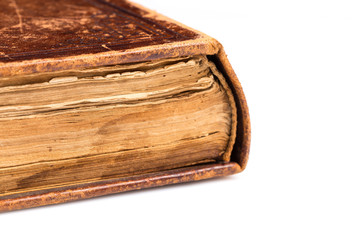 Open Book blank on white