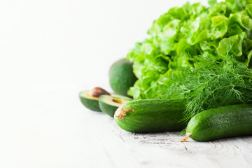 Mix of green vegetables