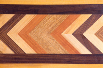 Decorative marquetry on a cutting board