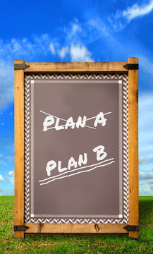Strassenschild 34 - Plan B