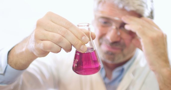 A scientist is not satisfied with the water hardness test-the water is hard