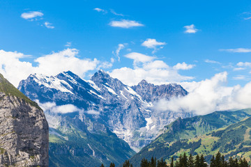 Fototapeta na wymiar Alps on Bernese Oberland