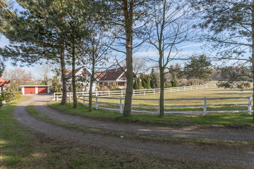 Farm house and paddock