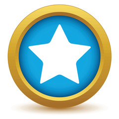 Gold star icon