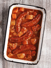 rustic sausage casserole