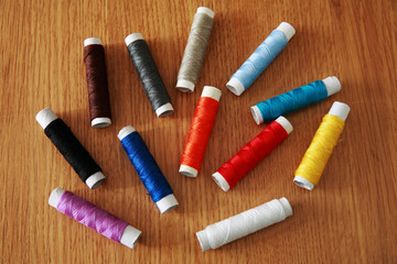 Skeins of thread