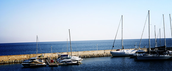 Fototapeta premium Sailing boats