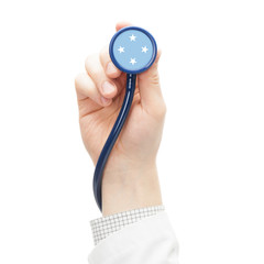 Stethoscope with flag series - Federated States of Micr