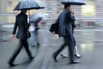 rainy day motion blur