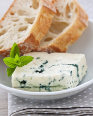 Blue cheese and ciabatta
