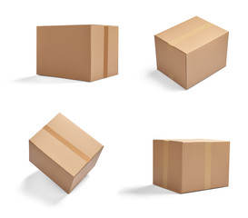box package delivery cardboard carton