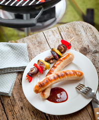 Gegrillte Bratwurst 