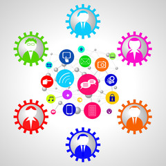 Social networking concept