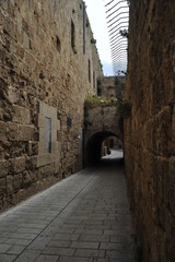Streets of the old city Acre