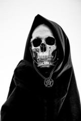 Skull of a human size robot